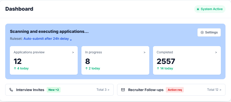 AI Job Search Dashboard